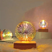 Romantic Fireworks Led Nightlight Bedroom Bedside USB Plug In