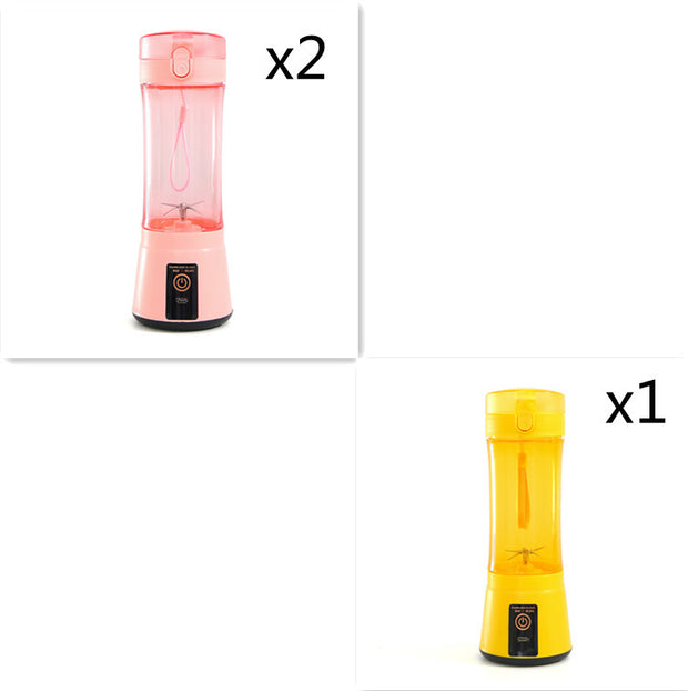 Portable USB Rechargeable Blender – Mini Electric Smoothie Maker for Fruits & Vegetables – Wireless Juicer Cup for Travel, Gym & Kitchen Use