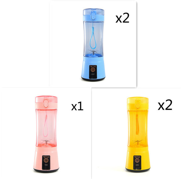 Portable USB Rechargeable Blender – Mini Electric Smoothie Maker for Fruits & Vegetables – Wireless Juicer Cup for Travel, Gym & Kitchen Use