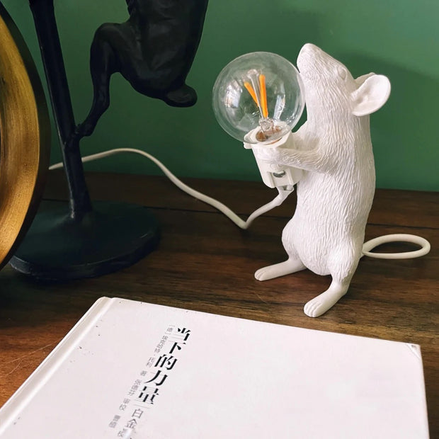 Modern USB Mouse Lamp LED Night Lamp Home Room Desktop Bedside Night Light Home Room Decor Lighting Desk Lamp Table Lamp Pendant