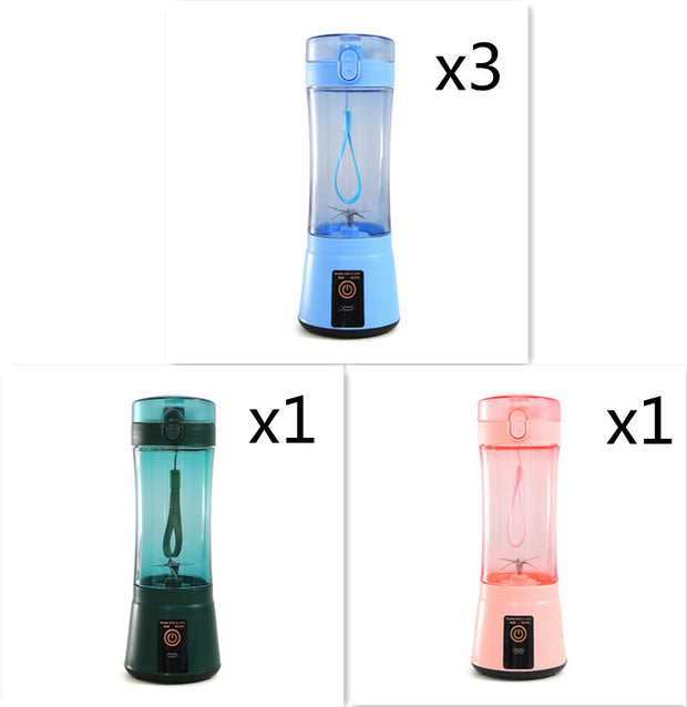 Portable USB Rechargeable Blender – Mini Electric Smoothie Maker for Fruits & Vegetables – Wireless Juicer Cup for Travel, Gym & Kitchen Use