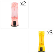 Portable USB Rechargeable Blender – Mini Electric Smoothie Maker for Fruits & Vegetables – Wireless Juicer Cup for Travel, Gym & Kitchen Use