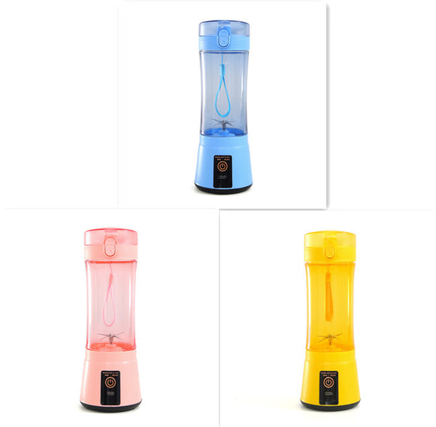 Portable USB Rechargeable Blender – Mini Electric Smoothie Maker for Fruits & Vegetables – Wireless Juicer Cup for Travel, Gym & Kitchen Use