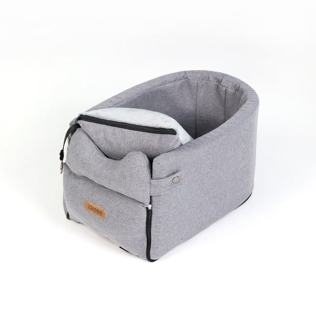 Car Central Dog Car Seat Bed – Portable Pet Carrier for Small Dogs & Cats | Safety Travel Bag & Accessories