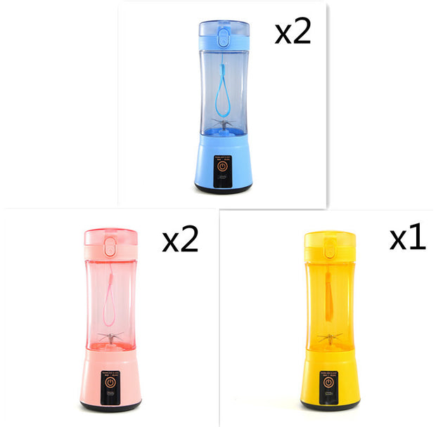 Portable USB Rechargeable Blender – Mini Electric Smoothie Maker for Fruits & Vegetables – Wireless Juicer Cup for Travel, Gym & Kitchen Use