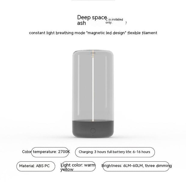 Rechargeable LED Camping Light – Portable USB-C Night Lantern, Waterproof, Anti-Drop, High Brightness Tent & Outdoor Atmosphere Lamp