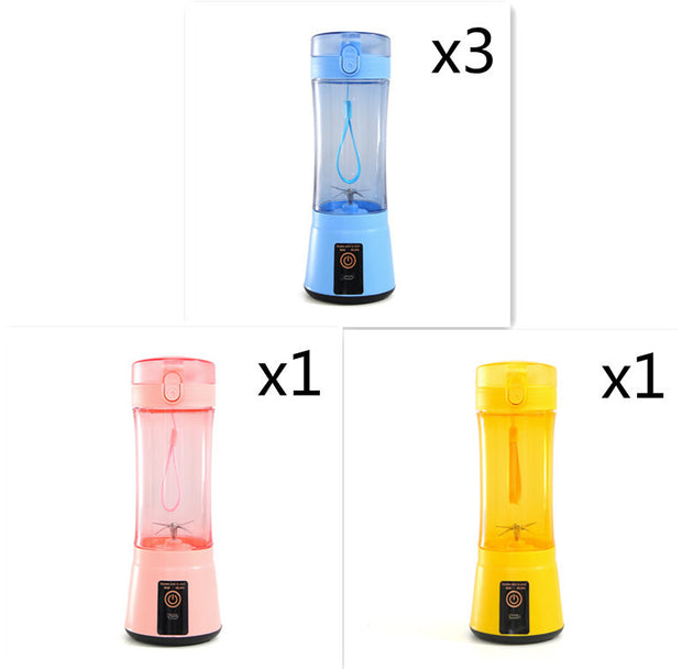 Portable USB Rechargeable Blender – Mini Electric Smoothie Maker for Fruits & Vegetables – Wireless Juicer Cup for Travel, Gym & Kitchen Use
