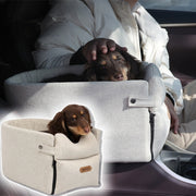 Car Central Dog Car Seat Bed – Portable Pet Carrier for Small Dogs & Cats | Safety Travel Bag & Accessories
