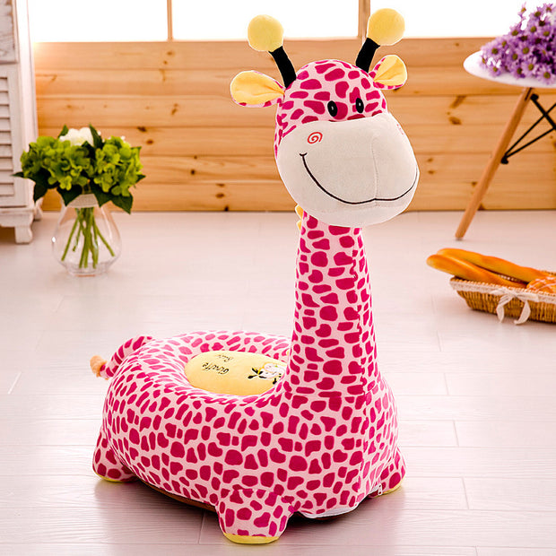 Children’s Sofa with Fun Animal Theme – Removable Cartoon Seat Cover
