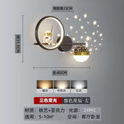 Dreamy Astronaut Star Light – Wall-Mounted Night Lamp for Children
