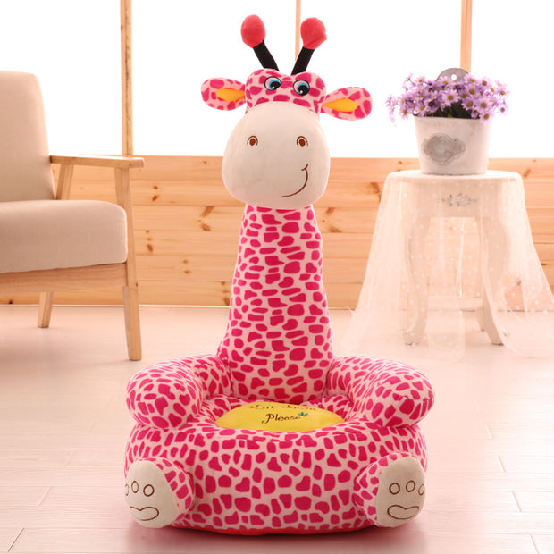 Kids’ Animal Sofa Chair – Cute Cartoon Seat with Soft Cover
