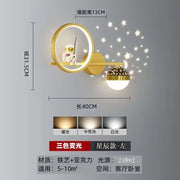 Magical Space Explorer Lamp – Star Projector Night Light for Little Astronauts
