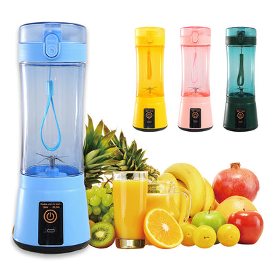Portable USB rechargeable blender for smoothies and shakes on the go

