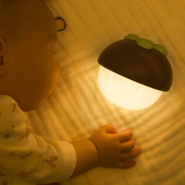 Small Bamboo Night Light for Baby Room – Gentle Glow for Peaceful Sleep

