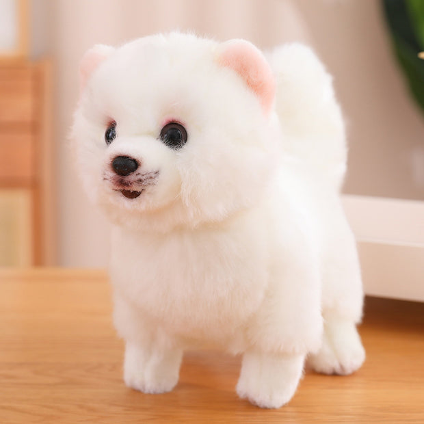  Standing Simulation Pomeranian Dog Decor