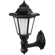 Waterproof LED garden lamp providing bright pathway lighting at night.

