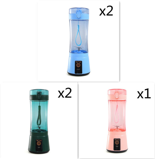 Portable USB Rechargeable Blender – Mini Electric Smoothie Maker for Fruits & Vegetables – Wireless Juicer Cup for Travel, Gym & Kitchen Use