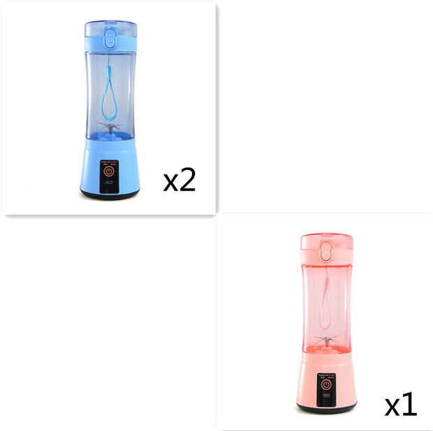 Portable USB Rechargeable Blender – Mini Electric Smoothie Maker for Fruits & Vegetables – Wireless Juicer Cup for Travel, Gym & Kitchen Use
