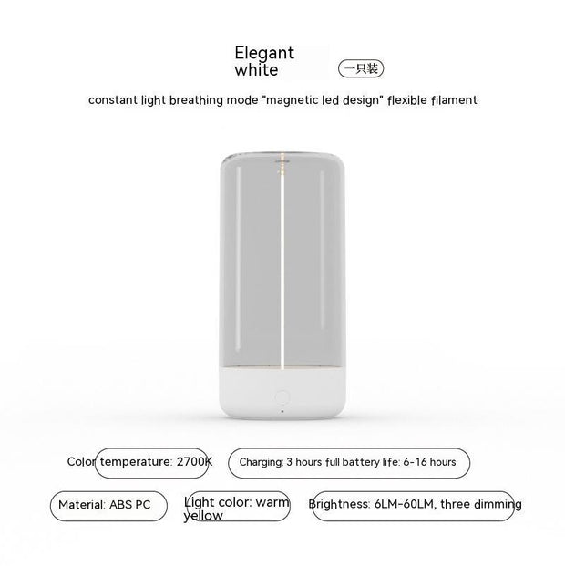 Rechargeable LED Camping Light – Portable USB-C Night Lantern, Waterproof, Anti-Drop, High Brightness Tent & Outdoor Atmosphere Lamp