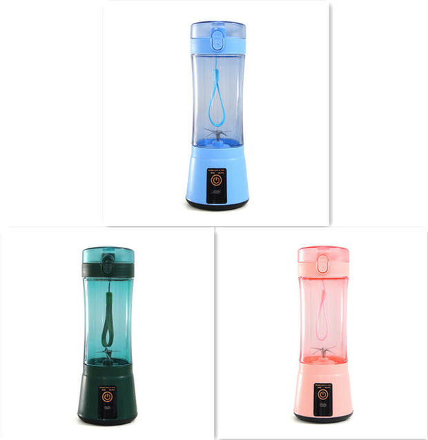 Portable USB Rechargeable Blender – Mini Electric Smoothie Maker for Fruits & Vegetables – Wireless Juicer Cup for Travel, Gym & Kitchen Use