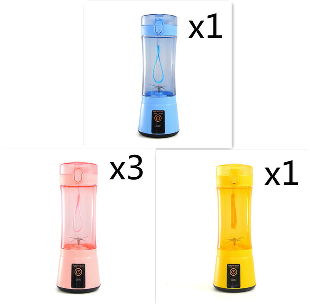 Portable USB Rechargeable Blender – Mini Electric Smoothie Maker for Fruits & Vegetables – Wireless Juicer Cup for Travel, Gym & Kitchen Use