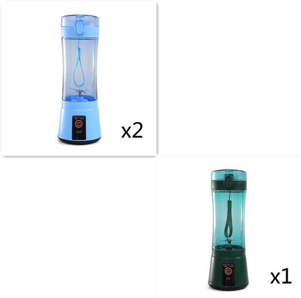 Portable USB Rechargeable Blender – Mini Electric Smoothie Maker for Fruits & Vegetables – Wireless Juicer Cup for Travel, Gym & Kitchen Use