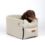 Car Central Dog Car Seat Bed – Portable Pet Carrier for Small Dogs & Cats | Safety Travel Bag & Accessories