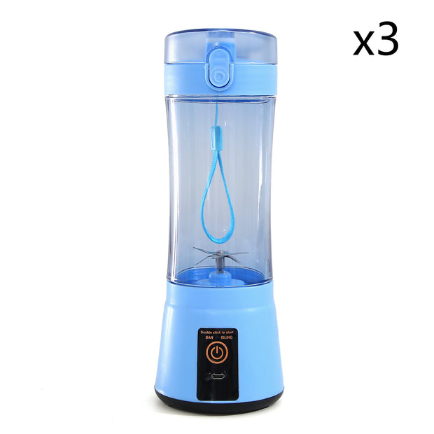 Portable USB Rechargeable Blender – Mini Electric Smoothie Maker for Fruits & Vegetables – Wireless Juicer Cup for Travel, Gym & Kitchen Use