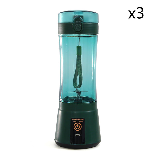 Portable USB Rechargeable Blender – Mini Electric Smoothie Maker for Fruits & Vegetables – Wireless Juicer Cup for Travel, Gym & Kitchen Use